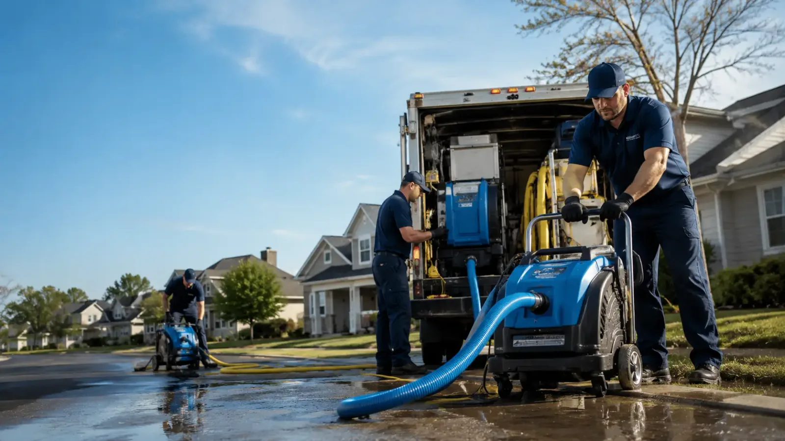 Flood Damage Cleanup in Rowena, TX